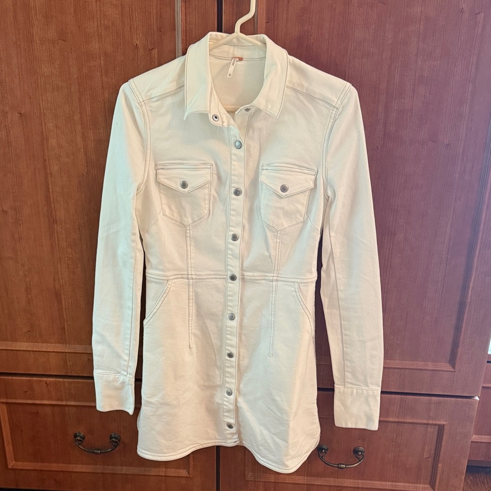 FREE PEOPLE Ladies Denim Mini Dress SZ XS